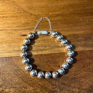Silpada Sterling Silver Bead Ball Bracelet.